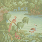 Обои ручная роспись Le Brésil Pastel варинант исполнения - 3 | Loft Concept в Сочи