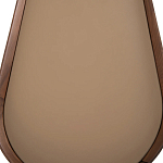 Комод округлой формы с тремя ящиками Walnut and Leather варинант исполнения - 5 | Loft Concept в Сочи