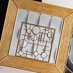 Зеркало квадратное в фактурной раме Pattern варинант исполнения - 5 | Loft Concept в Сочи