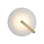 Потолочный светильник в форме плоского диска из белого матового стекла Eurofase варинант исполнения - 2 | Loft Concept в Сочи