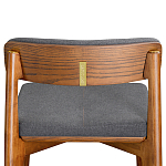 Барный стул из массива ясеня с обивкой из рогожки Elegant Ash варинант исполнения - 5 | Loft Concept в Сочи