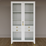 Дизайнерский шкаф витрина Elsa Dreams White с 4-мя ящиками варинант исполнения - 1 | Loft Concept в Сочи