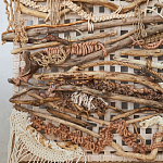 Большая Абстрактное Панно из веток и нитей Dryad Wall Art варинант исполнения - 5 | Loft Concept в Сочи