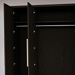 Большой Шкаф Primo Темный орех с 3 дверьми и 3 выдвижными ящиками варинант исполнения - 8 | Loft Concept в Сочи