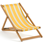 Шезлонг из акации и ткани Argentina варинант исполнения - 3 | Loft Concept в Сочи