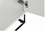 Стеллаж книжный белый с 3-мя открытыми полками и дверкой Strict Lines варинант исполнения - 4 | Loft Concept в Сочи