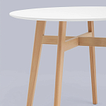 Обеденный стол с белой столешницей ELUNED FURNITURE варинант исполнения - 3 | Loft Concept в Сочи