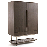 Платяной шкаф из серого дуба Sawada Gray Oak Wardrobe варинант исполнения - 1 | Loft Concept в Сочи