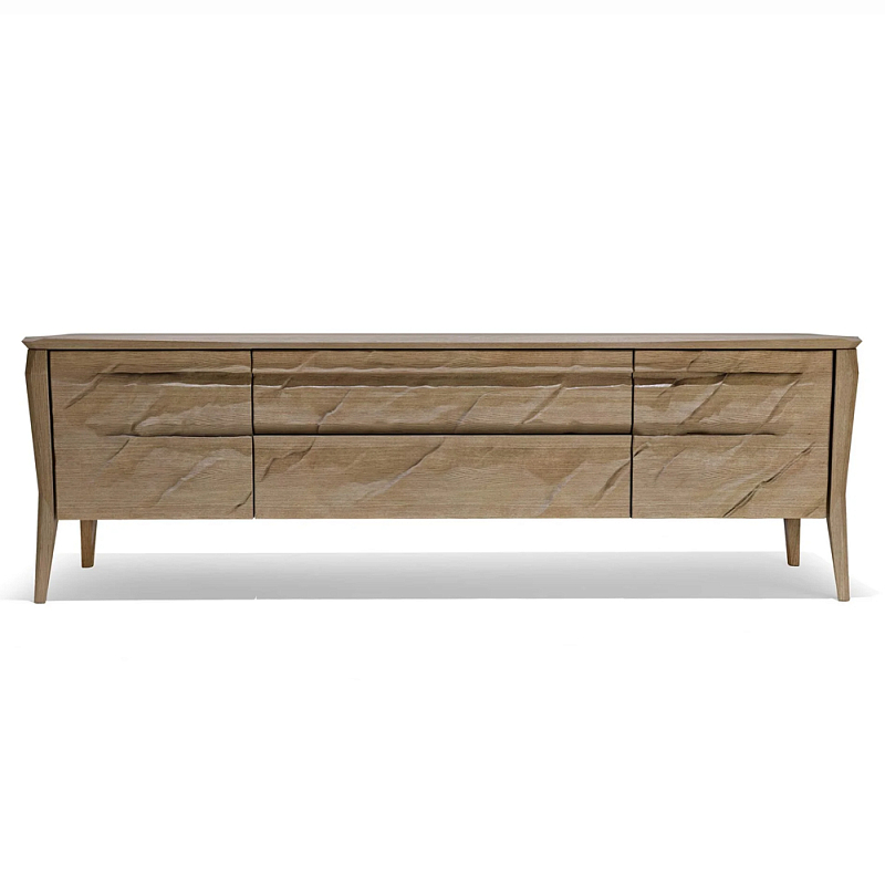 ТВ тумба 2 двери и 2 выдвижных ящика Tasteful Furniture Венге Светлый дуб ТВ тумба 2 двери и 2 выдвижных ящика Tasteful Furniture Венге Светлый дуб в Сочи | Loft Concept