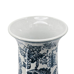 Ваза с классическим узором шинуазри синего цвета Blue & White Ornament  варинант исполнения - 2 | Loft Concept в Сочи