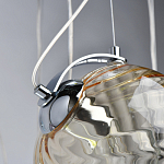 Люстра каскадная с 9-ю разноцветными стеклянными плафонами Kaleido варинант исполнения - 8 | Loft Concept в Сочи