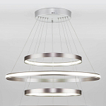 Люстра Light Ring Vertical Silver 5 колец серебро варинант исполнения - 4 | Loft Concept в Сочи