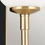  Бра с прямоугольным черным основанием и белым матовым цилиндрическим плафоном Kichler варинант исполнения - 11 | Loft Concept в Сочи