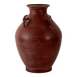 Ваза бордовая с 4-мя фактурными ручками Vase Burgundy Glaze варинант исполнения - 1 | Loft Concept в Сочи