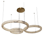 Люстра с 3-мя кольцами из натурального камня Minerals of Light варинант исполнения - 5 | Loft Concept в Сочи