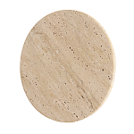 Бра с круглым плафоном из травертина Shaw Marble Lighting варинант исполнения - 4 | Loft Concept в Сочи