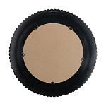 Зеркало круглое с текстурированным дизайном рамы Helios варинант исполнения - 3 | Loft Concept в Сочи