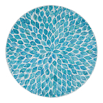 Столик с инкрустацией с перламутровым узором Flower Blue варинант исполнения - 2 | Loft Concept в Сочи