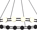 Люстра кольцевая с круглыми светодиодными источниками света Maxine Light варинант исполнения - 5 | Loft Concept в Сочи