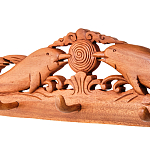 Панно-вешалка из дерева дельфины Panel With Animals варинант исполнения - 2 | Loft Concept в Сочи