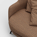 Мебельная ткань Шенилл терракотовый цвет 142 см T4-58 варинант исполнения - 4 | Loft Concept в Сочи