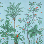 Обои ручная роспись Amazonia Duck Egg варинант исполнения - 2 | Loft Concept в Сочи