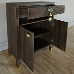 Комод Elsa Dreams Walnut Двухстворчатый  варинант исполнения - 1 | Loft Concept в Сочи