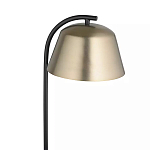 Торшер на изогнутом основании в сочетании черного и золотистого цвета Stable Base варинант исполнения - 2 | Loft Concept в Сочи