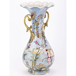 Ваза фарфоровая с попугаями Gaya варинант исполнения - 5 | Loft Concept в Сочи