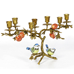 Бронзовый подсвечник на 7 свечей Eden Garden варинант исполнения - 2 | Loft Concept в Сочи