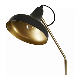 Торшер с плафоном в форме купола в сочетании черного и золотистого цвета Minimalist Execution варинант исполнения - 1 | Loft Concept в Сочи