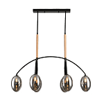 Люстра с серыми стеклянными плафонами Inscription варинант исполнения - 1 | Loft Concept в Сочи