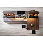 Кухонный гарнитур из камня и дерева SISTEMA XY Dada Engenereed Kitchen варинант исполнения - 6 | Loft Concept в Сочи