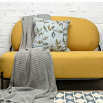 Чехол на подушку с рисунком и вышивкой Aurora Allure Sprout варинант исполнения - 5 | Loft Concept в Сочи