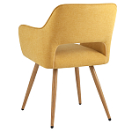 Стул в рогожке желтого цвета NEASAN STOOL варинант исполнения - 4 | Loft Concept в Сочи