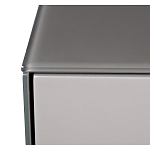 Комод со стеклянной столешницей и с выдвижными ящиками Minimalist Accent варинант исполнения - 5 | Loft Concept в Сочи