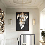 Бра настенное высокое из стеклянных трубочек Gladia варинант исполнения - 3 | Loft Concept в Сочи