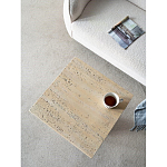 Столик приставной с квадратной столешницей Textured Cream Table варинант исполнения - 5 | Loft Concept в Сочи