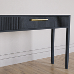 Элегантная Консоль Primo с выдвижным ящиком Черный дуб варинант исполнения - 3 | Loft Concept в Сочи