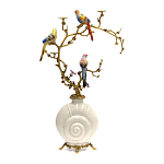 Подсвечник с декором из птиц на ветвях Birds of Paradise варинант исполнения - 2 | Loft Concept в Сочи