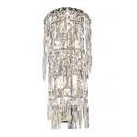 Бра с каскадом из прозрачного хрусталя и корпусом из металла цвета хром Constant Sparks варинант исполнения - 2 | Loft Concept в Сочи