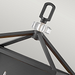 Бра в черном цвете с двумя лампами в форме свечи и стеклянными элементами Hinkley варинант исполнения - 2 | Loft Concept в Сочи