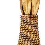 Люстра золотая с декором в виде перьев Bunch of Feathers варинант исполнения - 2 | Loft Concept в Сочи