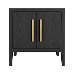 Тумбочка Primo с дверцами шпон Черный дуб варинант исполнения - 1 | Loft Concept в Сочи