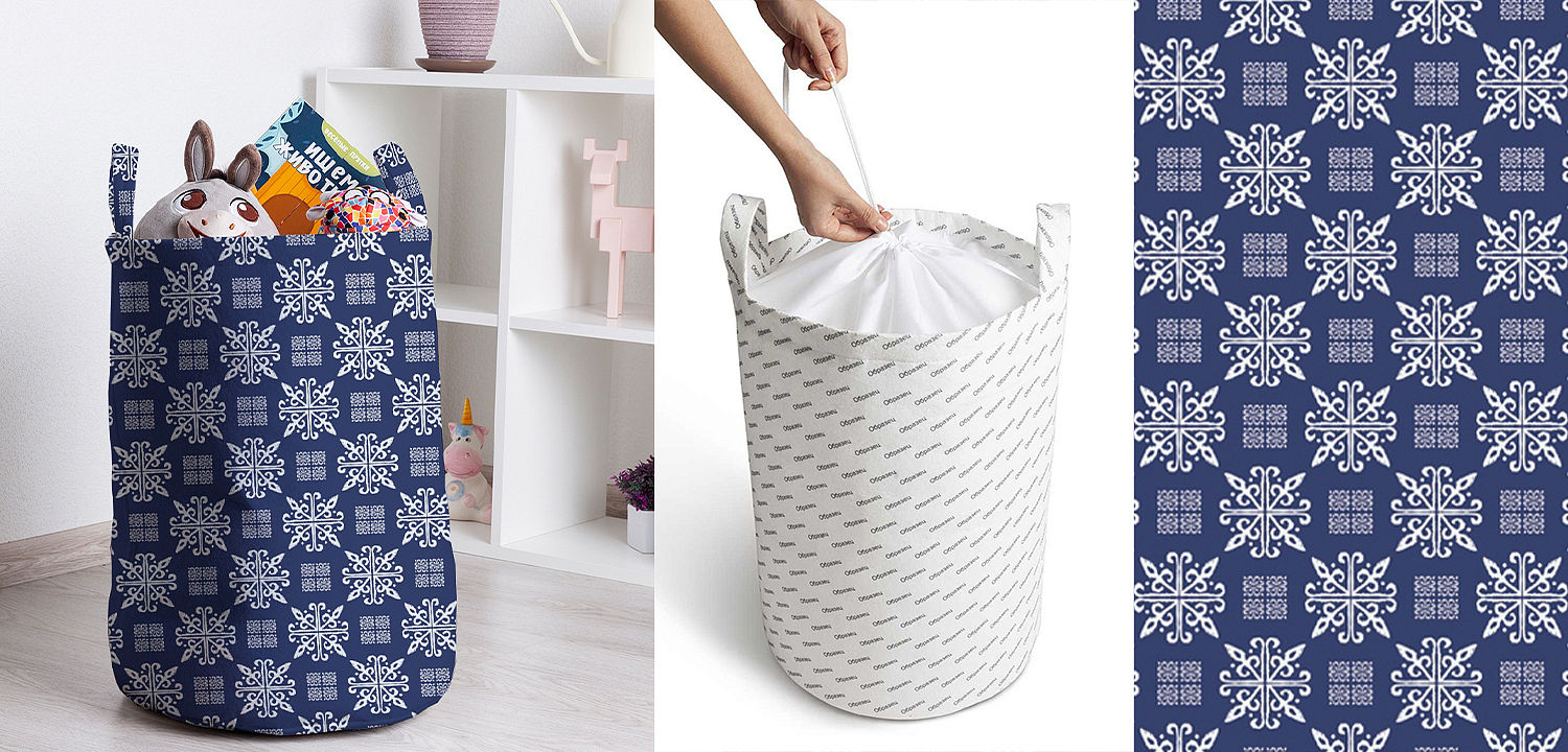 Корзина Snowflakes Basket Корзина Snowflakes Basket - Loft-Concept в Сочи