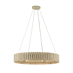 Люстра круглая из толстых деревянных реек Natural Style варинант исполнения - 2 | Loft Concept в Сочи