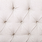 Кровать двуспальная светло-бежевая с основанием из массива дуба с мягким изголовьем Flax Beds варинант исполнения - 4 | Loft Concept в Сочи