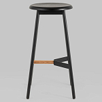 Черный барный стул Knopper варинант исполнения - 2 | Loft Concept в Сочи