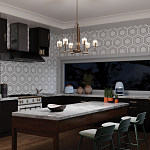  Люстра с прозрачными рифлеными цилиндрическими плафонами Kichler варинант исполнения - 28 | Loft Concept в Сочи