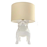 Настольная лампа COLLECTION OF DOGS с абажуром Бульдог варинант исполнения - 2 | Loft Concept в Сочи
